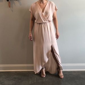 First Love Blush High-Low dress